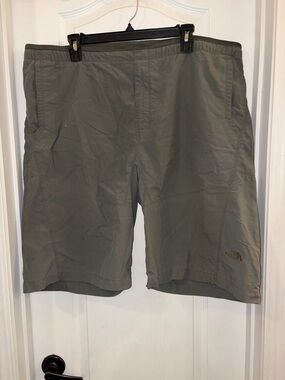 The North Face Men's Olive Green Activewear Shorts